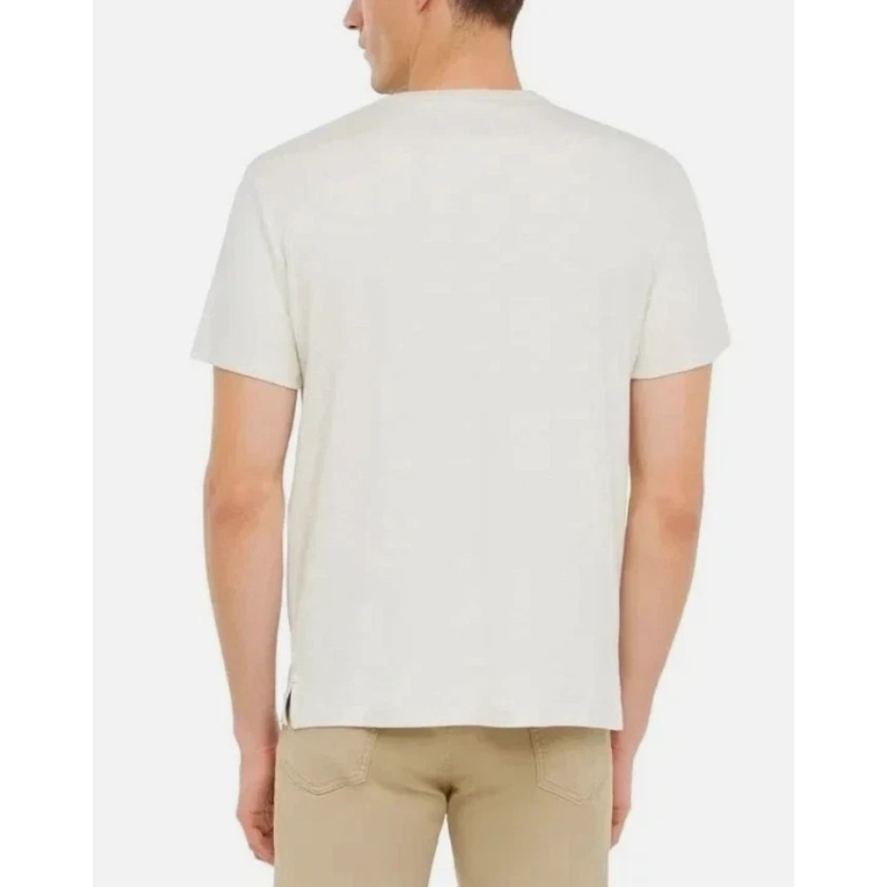 Banana Republic Mens Luxe Touch Tee Tan Cotton Crew Neck T-Shirt Size Medium NEW - Picture 2 of 5